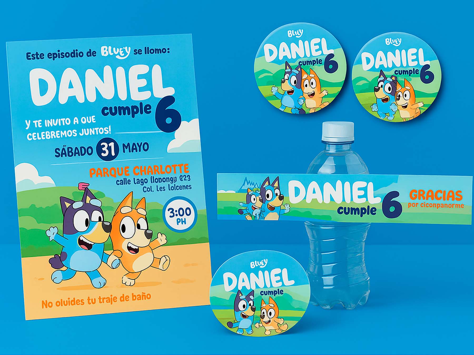 Eventos: Invitaciones y Stickers